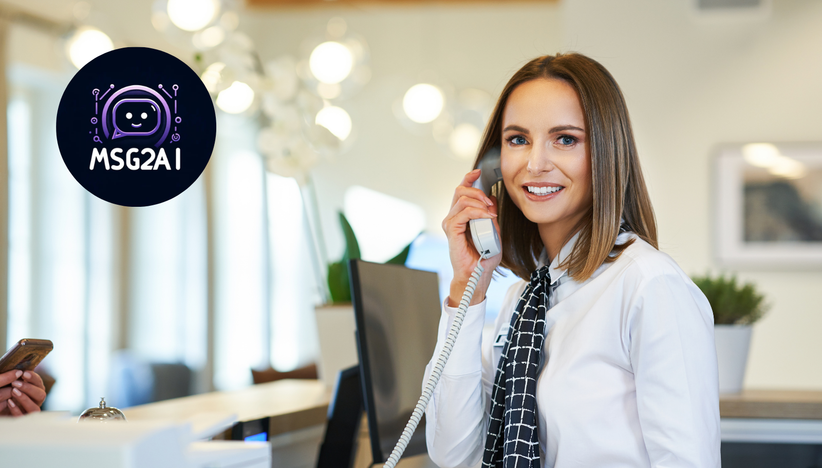 How Msg2ai supports hotel guest communication through messaging channels