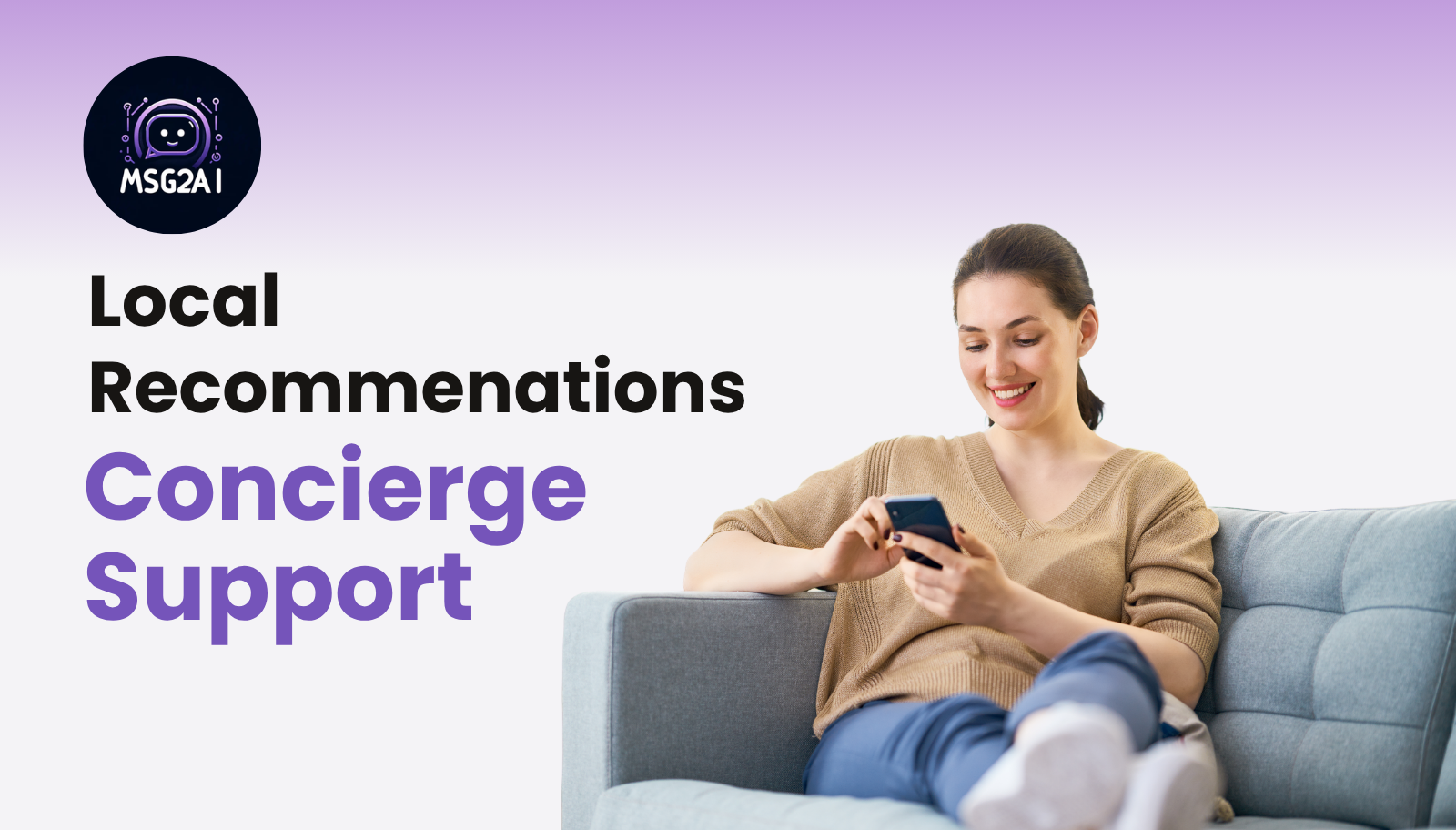 Task #3: Local recommendations and concierge support from an AI concierge