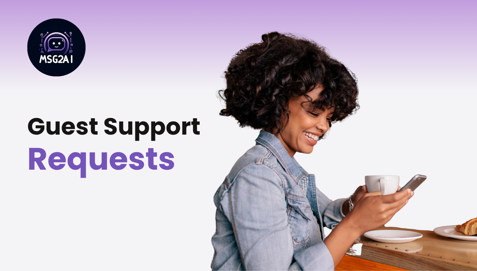 Task #4: Guest support requests handled by an AI concierge